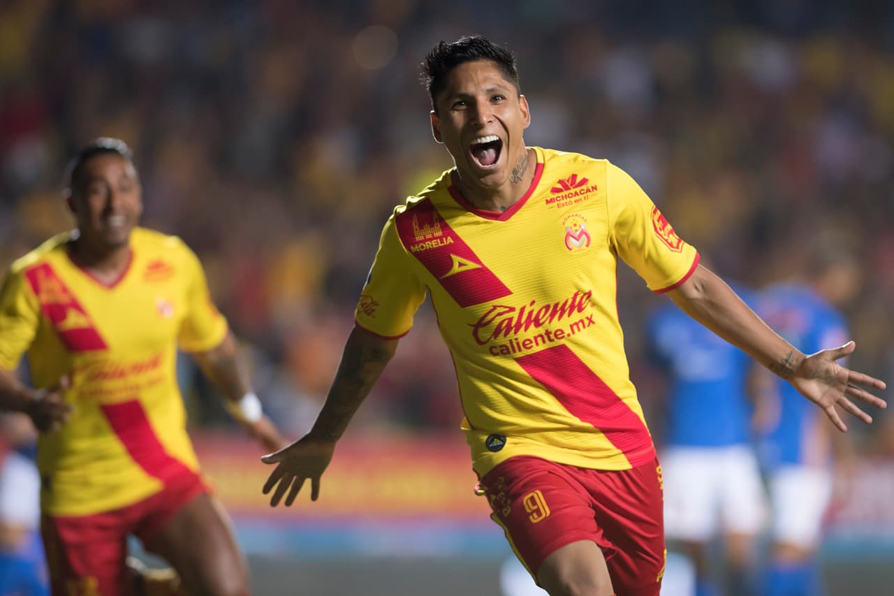 Raul Ruidiaz, el delantero de Morelia es uno de los más cotizados en la Liga MX, su buena cuota goleadora lo ha puesto en la mira del América, Monterrey y Cruz Azul.