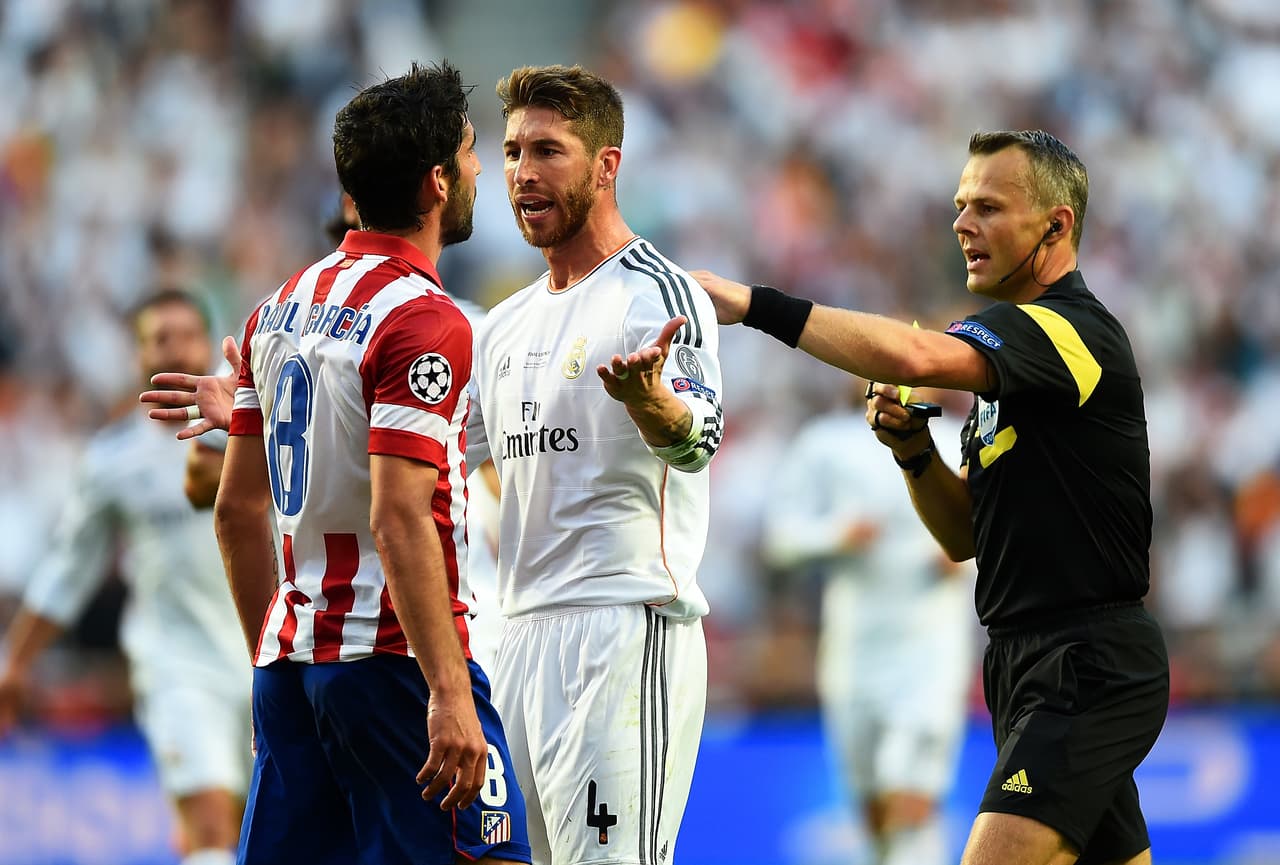 García comenzó a aprender de la filosofía del 'Cholo': nunca achicarse y siempre mirar al rival a la cara.