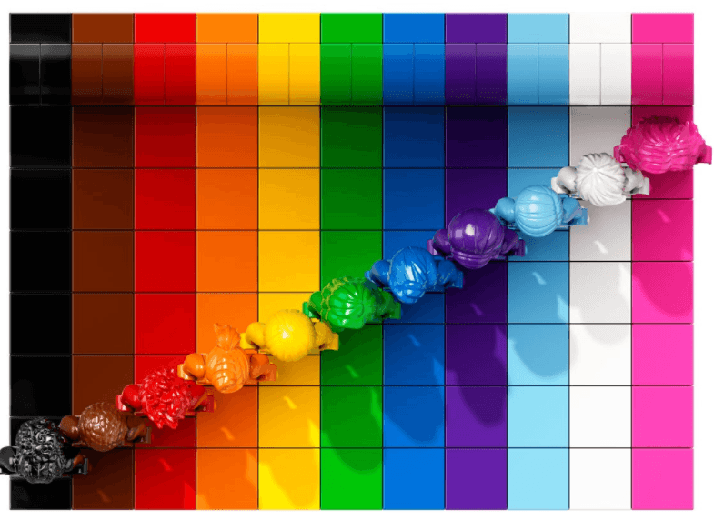 Lego está iniciando el mes del Orgullo LGBTQ antes del mes de junio.