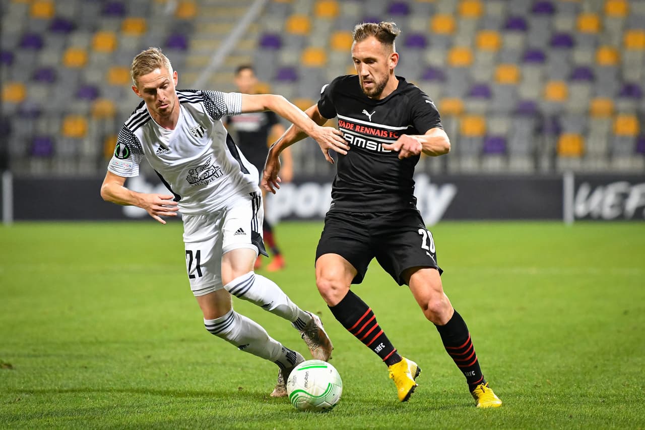 Rennes se impone ante Mura 2-1 con goles de Serhou Guirassy y Gaetan Laborde y consiguen el liderato del grupo G en la Conference League.