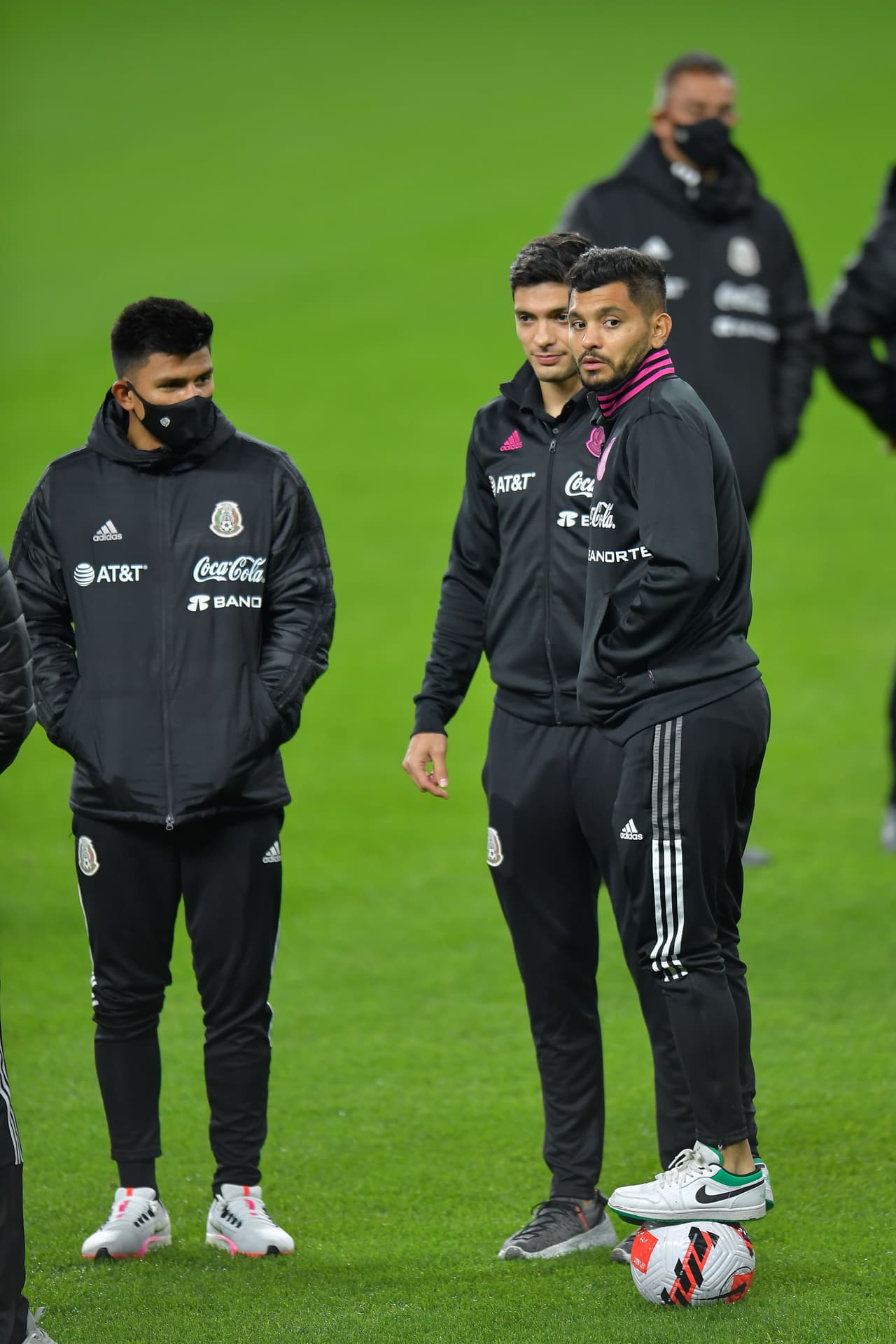 La selección mexicana se mostró lista y enfocada durante el reconociemineto del terreno de juego en Cincimnati.