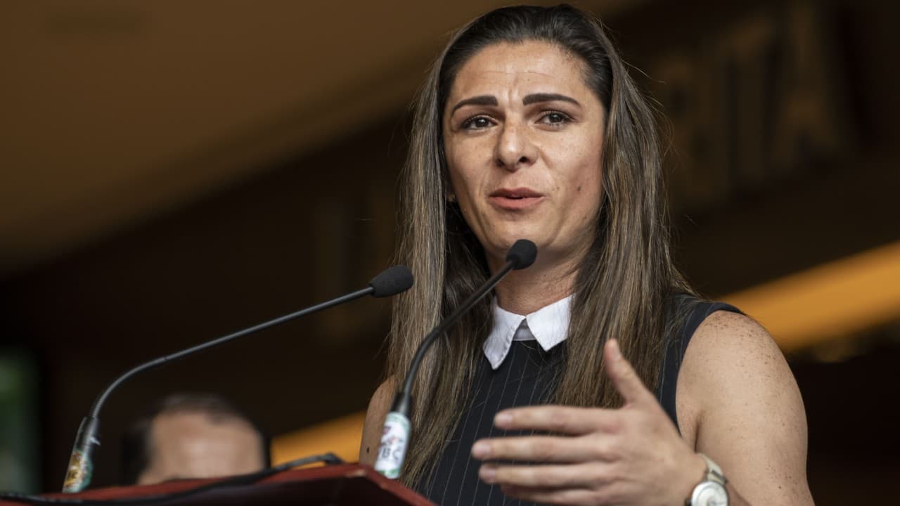 Ana Guevara, titular de la Conade.