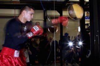 Maidana apretó el acelerador en los entrenamientos.