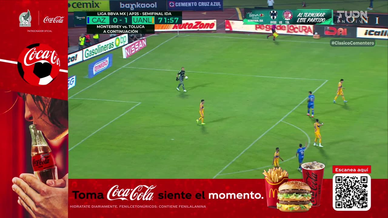 ¡TIRO ATAJADO! disparo por Gabriel Fernández.