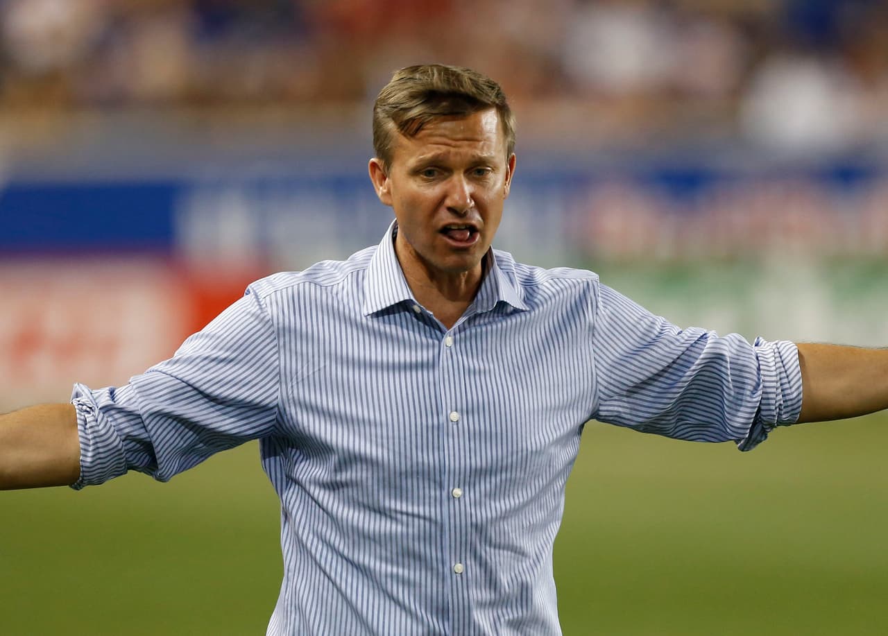 Jesse Marsch, el 'entrenador-corredor' de New York Red Bulls.