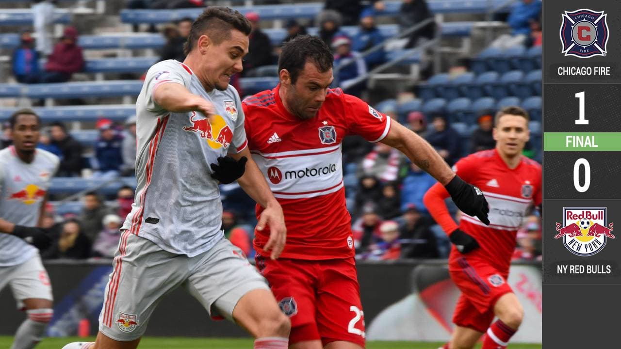 Chicago Fire vence con lo mínimo a Red Bulls en el debut de Nico Gaitán