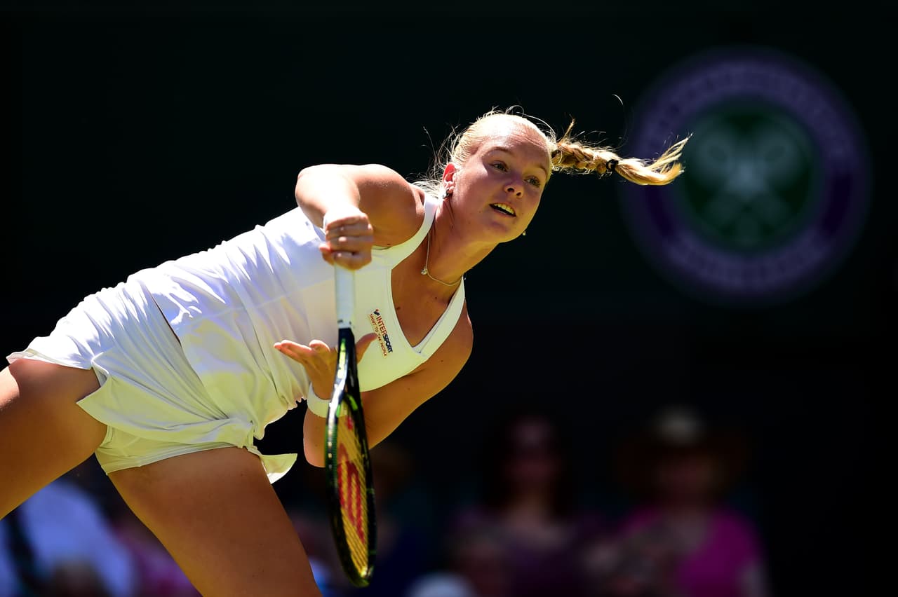 La holandesa Kiki Bertens en un debut y despedida que apenas duró 35 minutos.