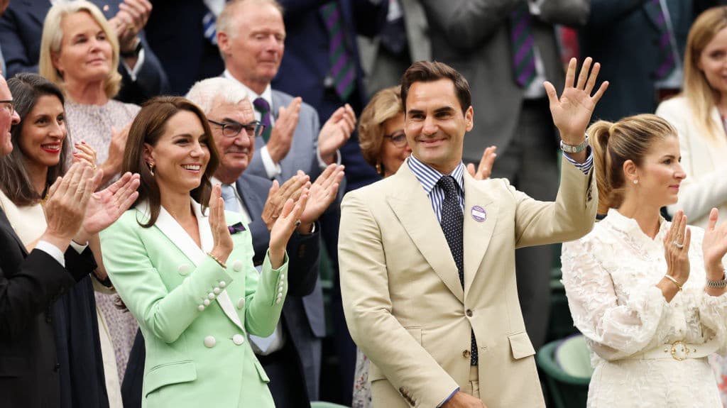 ¡Merecido! Roger Federer recibió un emotivo homenaje en Wimbledon