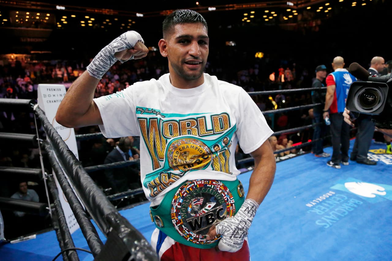 Amir Khan deja la pelea con Floyd Mayweather JR. en manos de Al Haymon