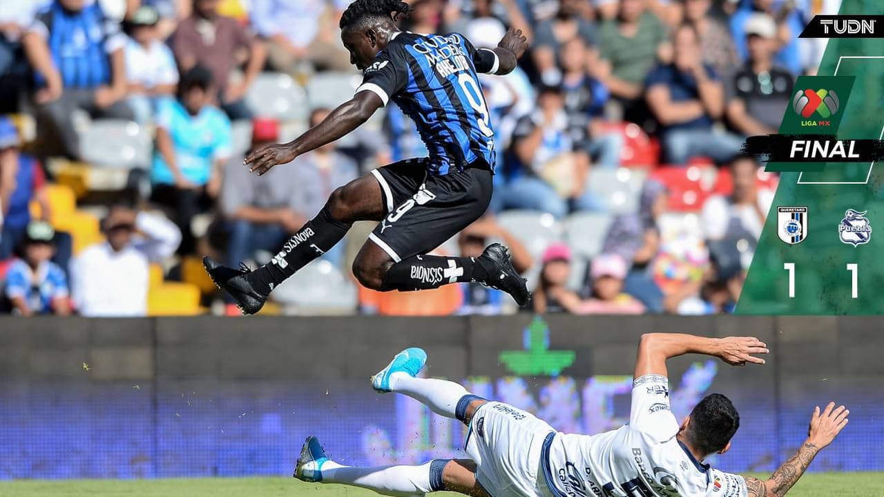 Con un golazo, el Puebla rescató un punto en Querétaro