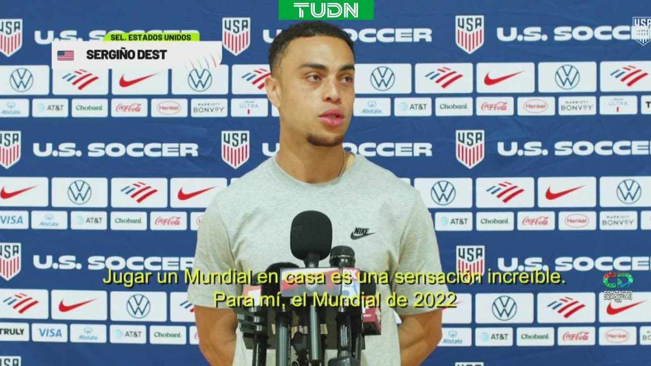 Sergiño Dest habla de lo especial que será el jugar en casa el Mundial