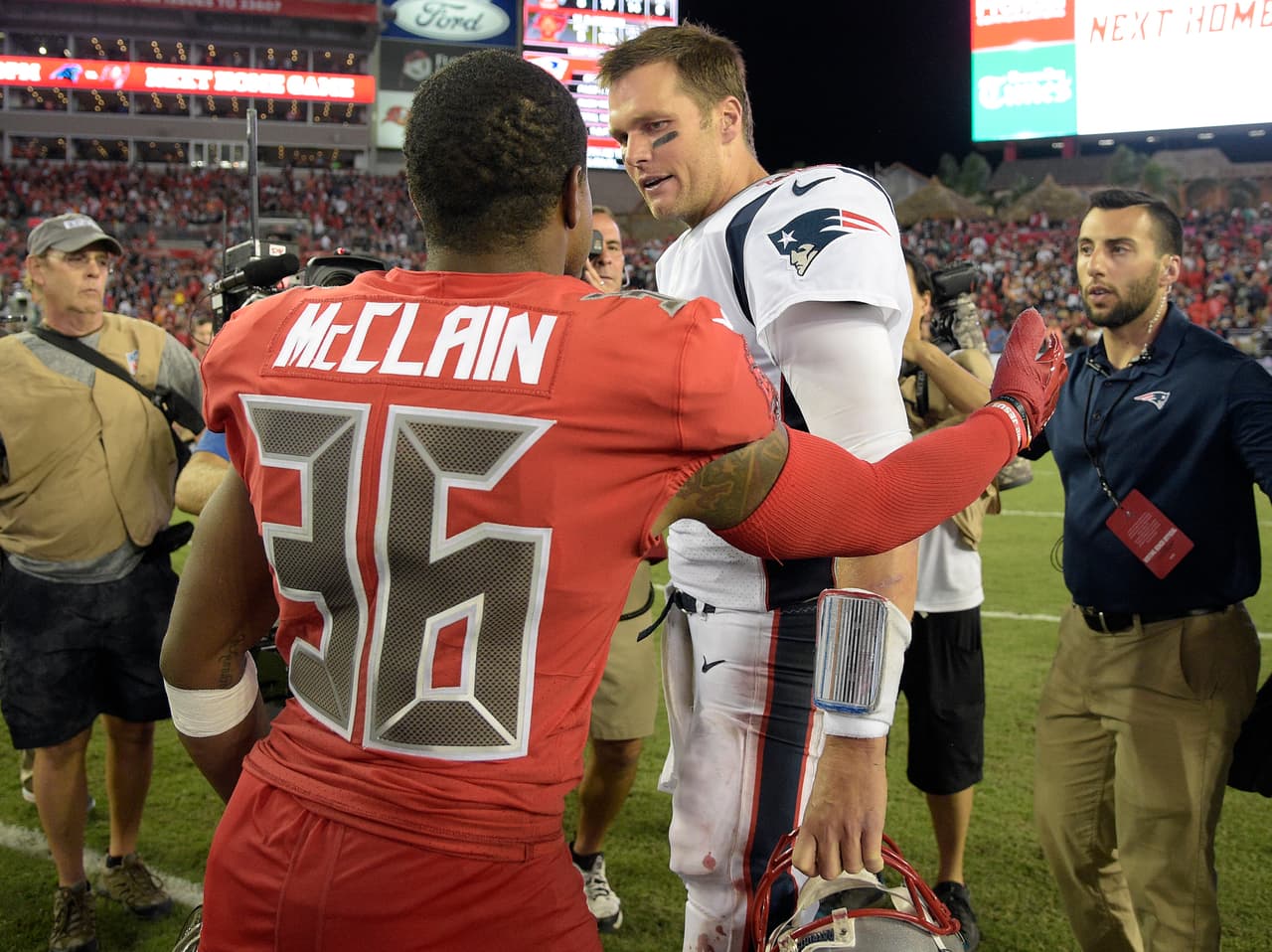 Así los Patriots (3-2) se llevaron la victoria a casa frente a unos Buccaneers (2-2) que lucieron demasiado nerviosos y erráticos en uno de sus pocos partidos estelares como local en la campaña.