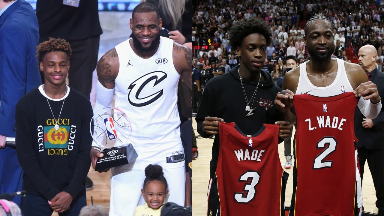 Los hijos mayores de LeBron James y Dwyane Wade están por entrar a la preparatoria.