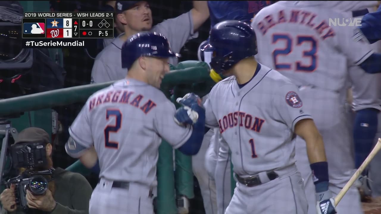 Fatídico grand slam de Alex Bregman para los Nationals