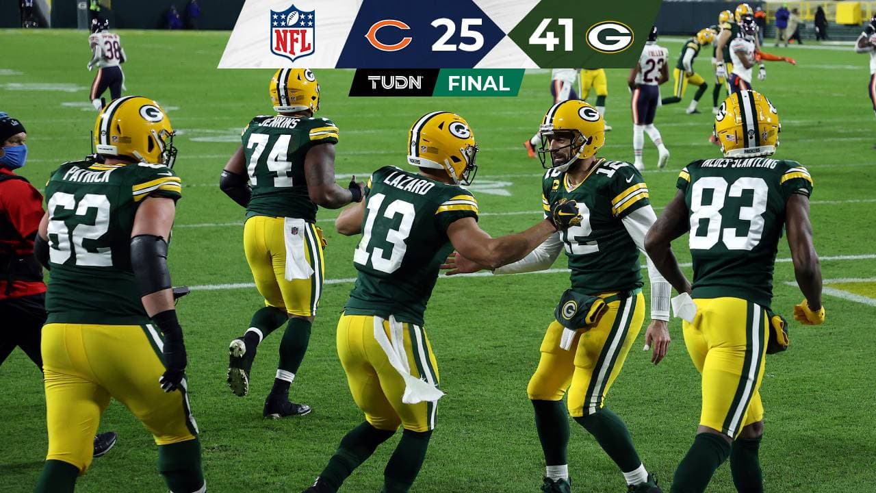 Aaron Rodgers y los Packers borran del plano a Chicago Bears