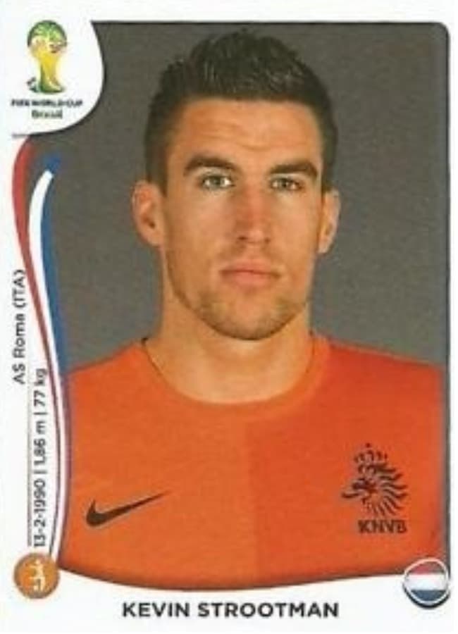 Kevin Strootman era uno de los fijos y eso lo sabía Panini, pero Holanda no pudo tenerlo por una lesión.