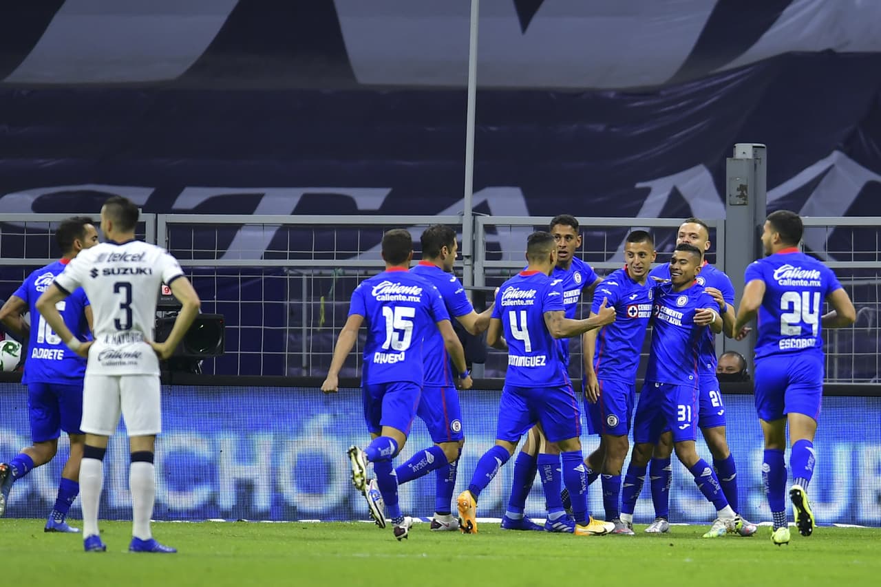Con doblete de Luis Romo, gol de Rafael baca y gol de Roberto Alvarado, Cruz Azul golea a los Pumas y se queda a centímetros de la final del torneo.