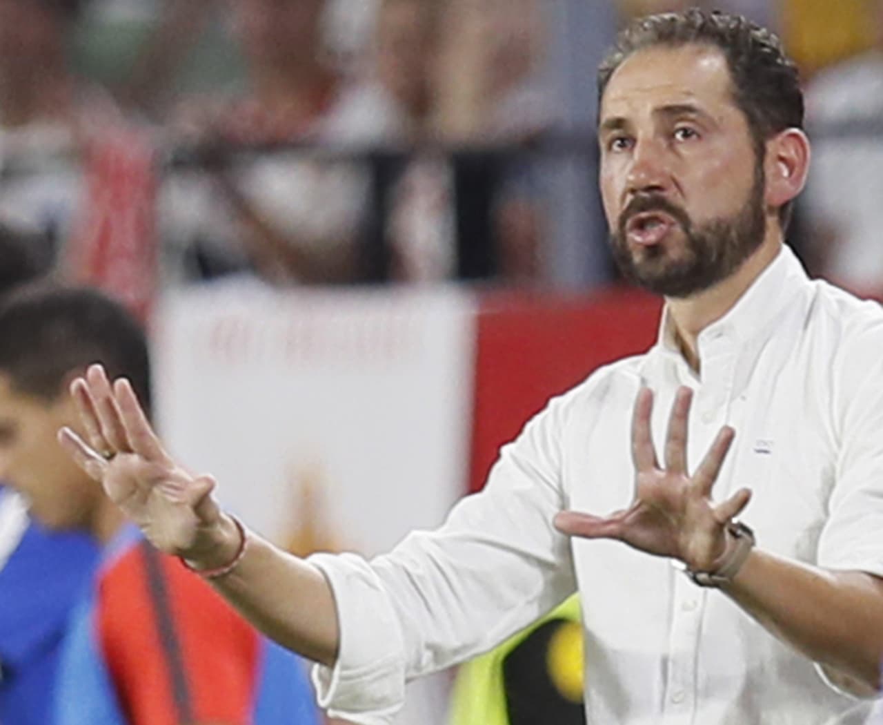 El técnico de Sevilla, Pablo Machín, buscó que su equipo no se desesperara pero la calma tampoco fue consejera para hacer diferencia.