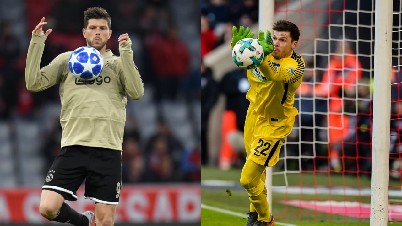 Klaas-Jan Huntelaar y Rune Almenning Jarstein | El delantero neerlandés y el arquero noruego poseen un parecido asombroso.