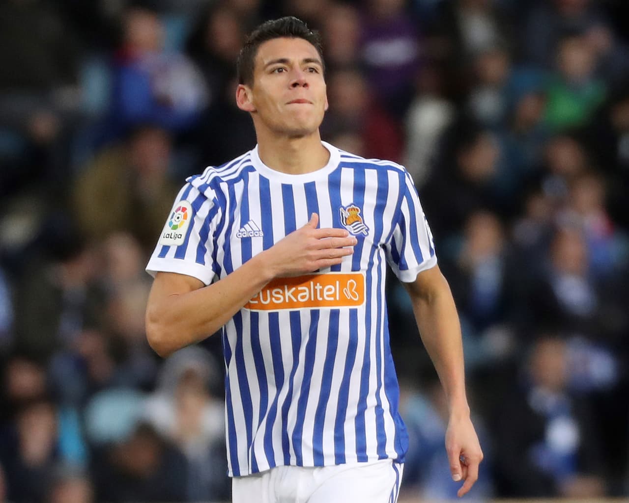 Real Sociedad [2]-1 Alavés: primer gol del defensa Héctor Moreno con el equipo de San Sebastián, siendo este su segundo partido en la Liga y el primero como titular.