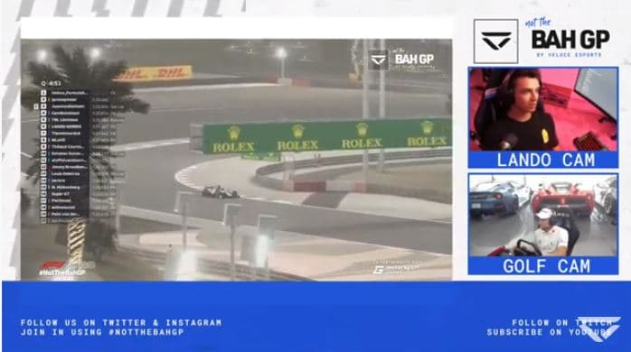 Las carreras virtuales se llevarán a cabo durante cada fecha pospuesta de los Grand Prix. Este fin de semana inició el Grand Prix Virtual de Bahrain. Cada carrera subsecuente y cancelada, será reemplazada por un Grand Prix Virtual.