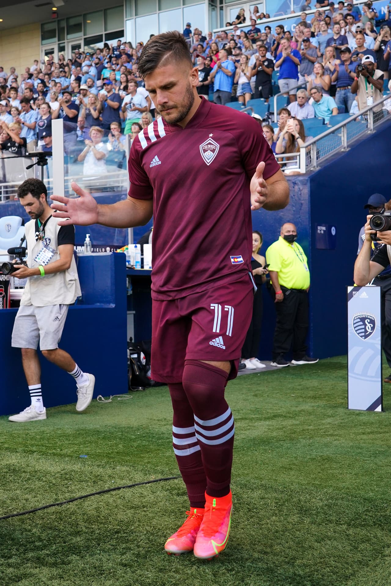 El delantero de 28 años disfruta del buen momento de su equipo en la Conferencia Oeste.
<br>