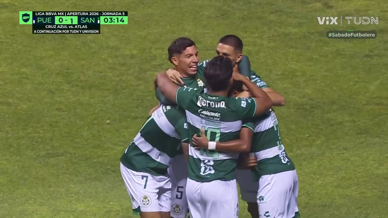 ¡Gol de vestidor! Autogol de Puebla y Santos ya lo gana