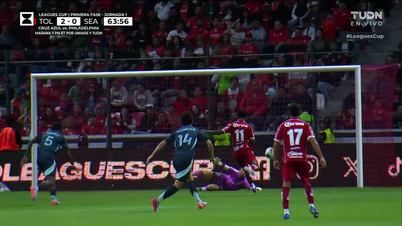 ¡Tienes que ver la salvajada de gol del Toluca al Seattle Sounders!