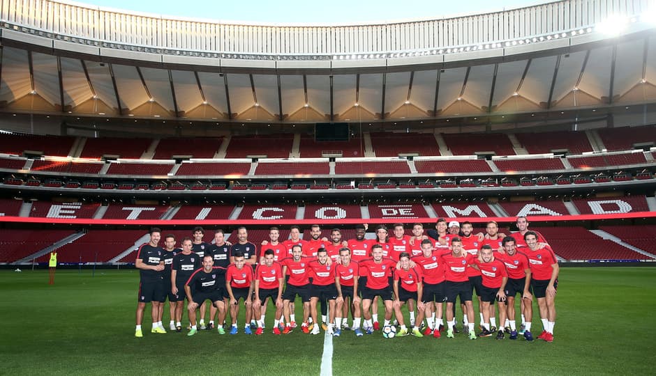 Al final, una fotografía para el recuerdo de todo el mundo Atlético de un día que todo el plantel del equipo nunca olvidará.