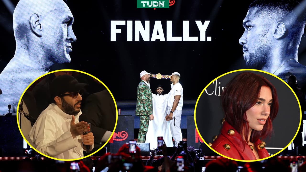 Dua Lipa rechazó a Turki Alalshikh para cantar en la pelea Tyson Fury vs. Anthony Joshua