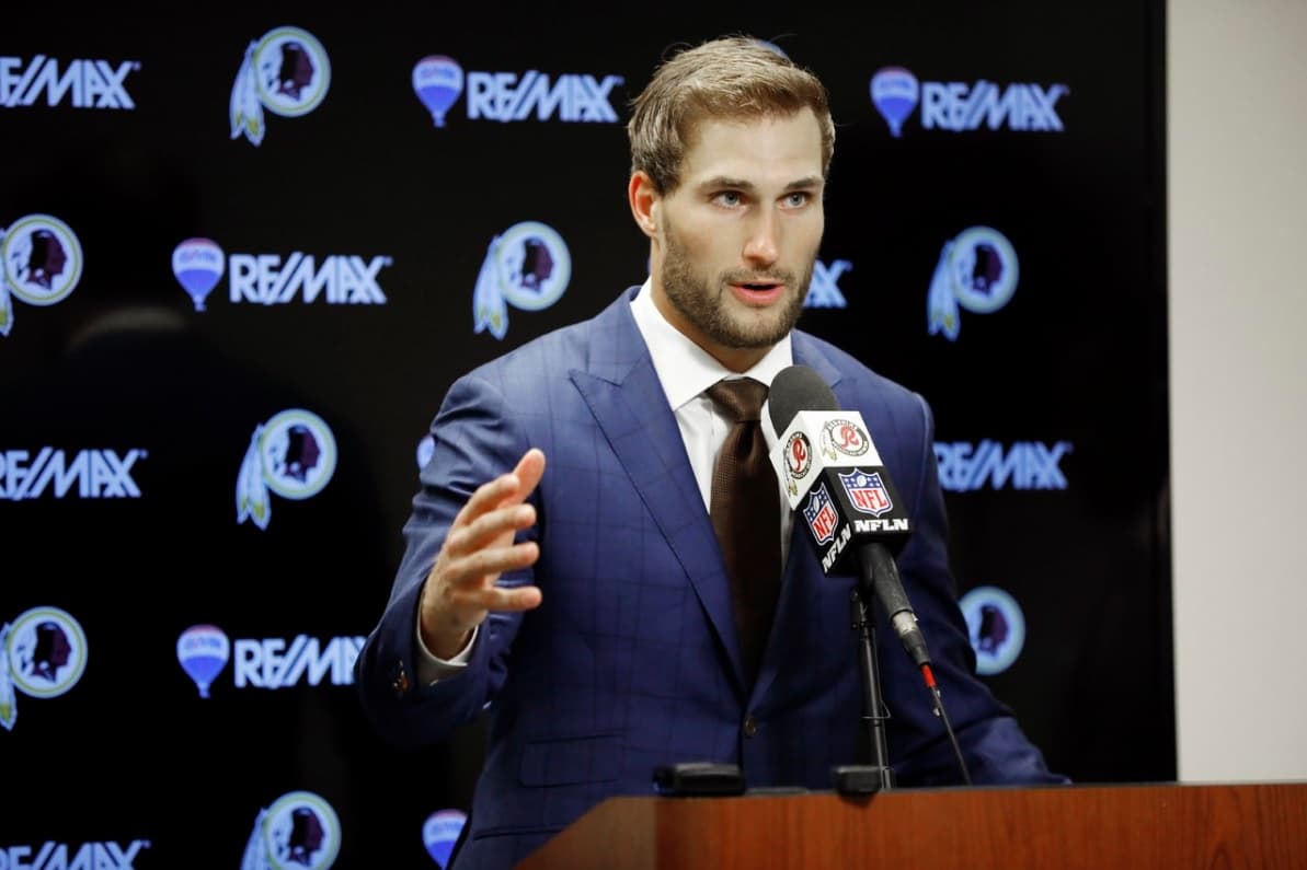 Kirk Cousins, QB Washington Redskins, que perdieron ante los Detroit Lions 20-17.