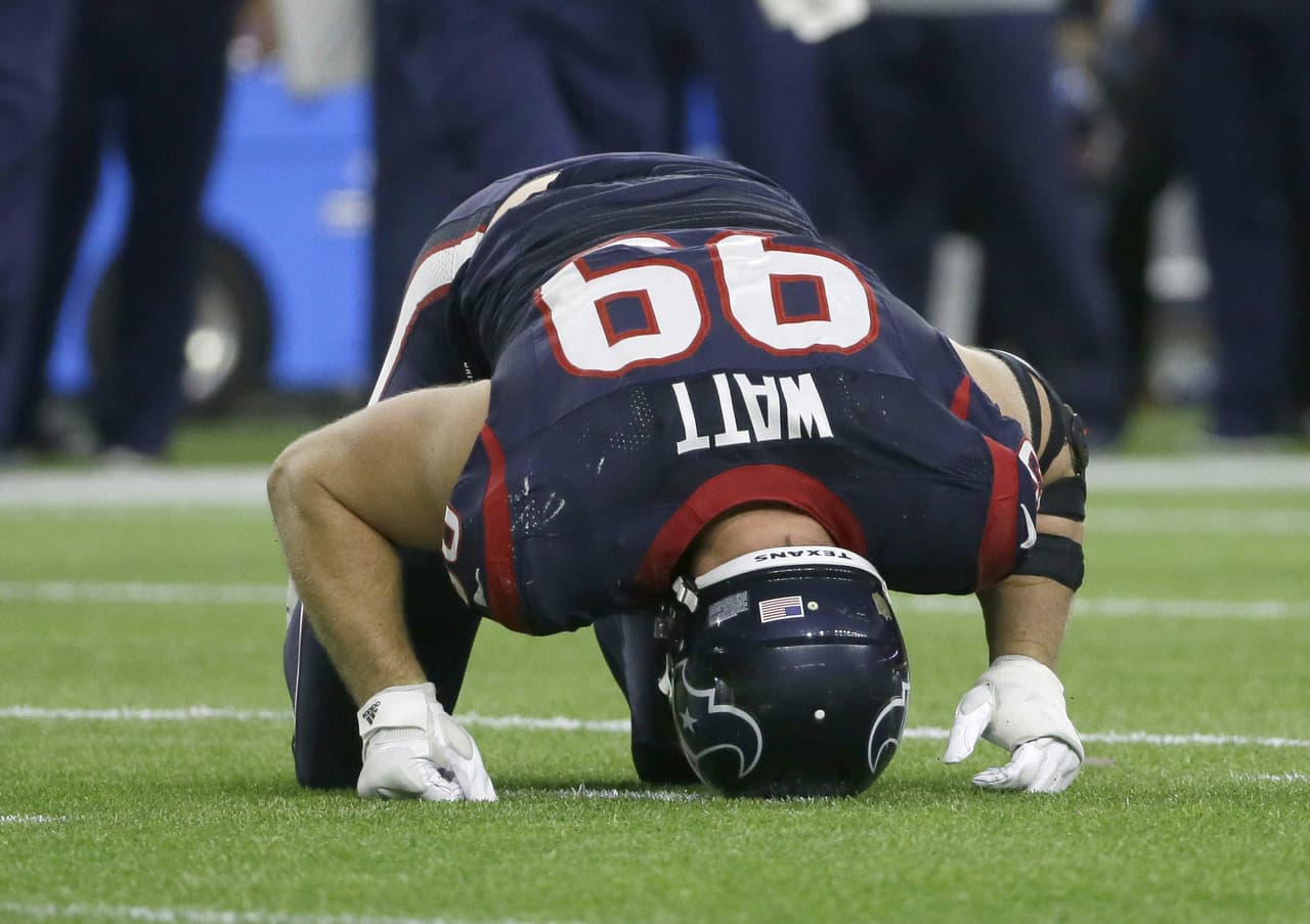 J.J. Watt tendrá que ser operado por lesión en la ingle