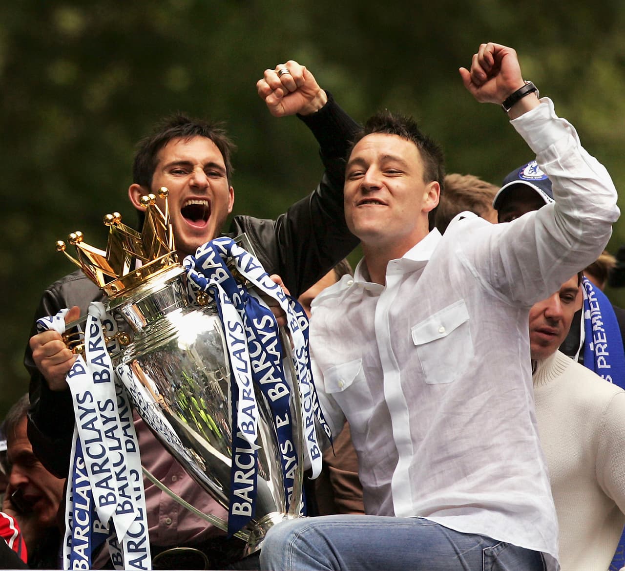 Terry celebró con jugadores como Frank Lampard toda una era de dominio en la Premier League, en donde fue campeón tres veces consecutiva (2005, 2006 y 2007) y dos veces gnador de la FA Cup (2006 y 2007).