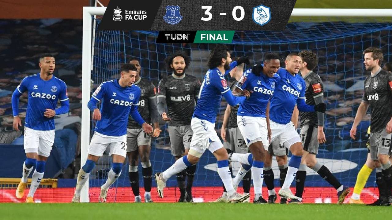 Everton goleó al Sheffield Wednesday y avanzó en la FA Cup