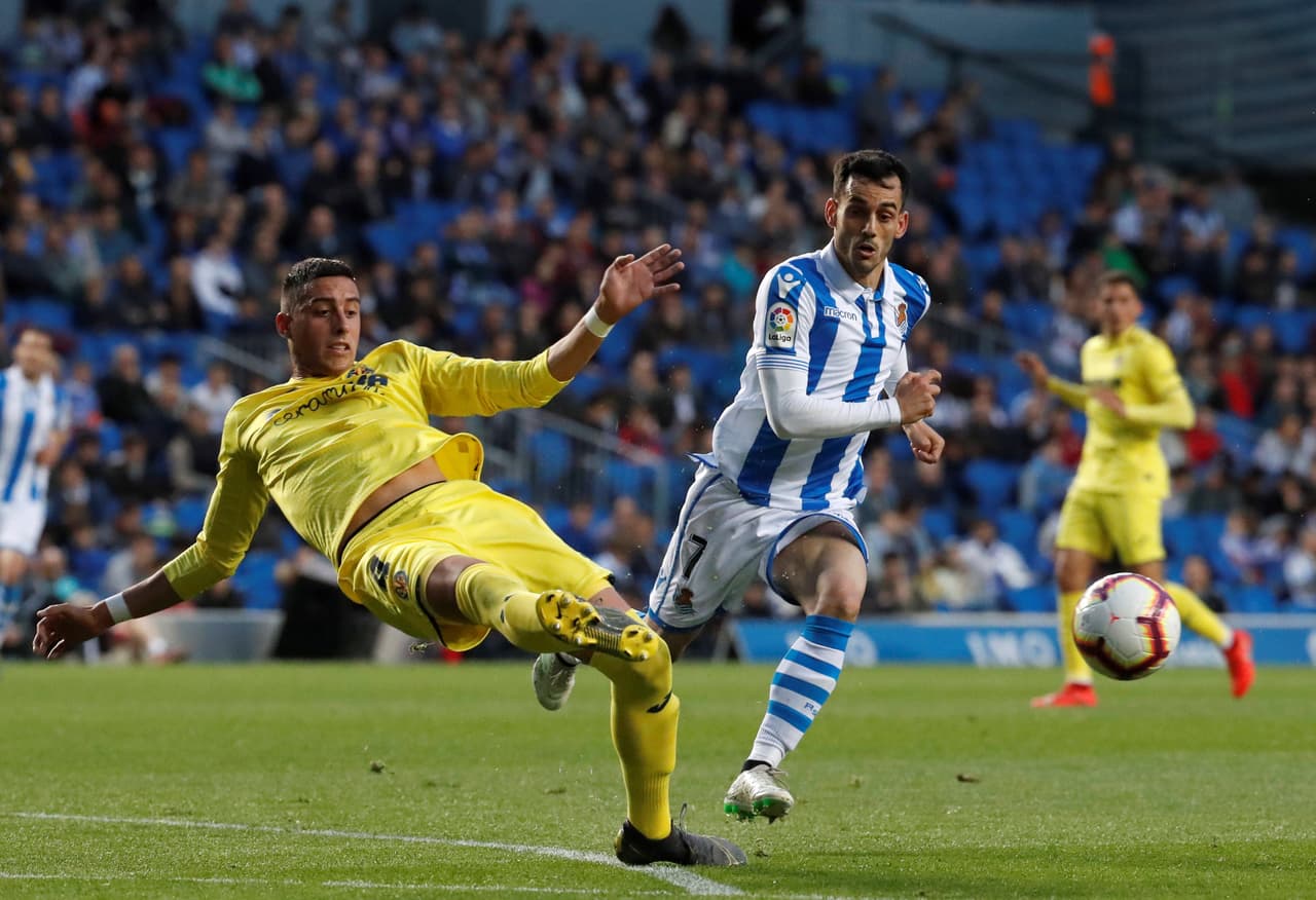 Villarreal derrotó 1-0 de visita en el estadio Anoeta a Real Sociedad, que no contó con el mexicano Héctor Moreno, y se aleja del descenso en la Jornada 34 de la Liga de España.