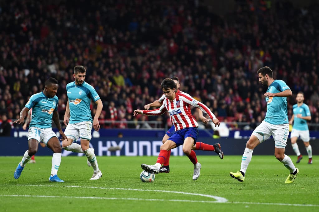 Con goles de Álvaro Morata y Saúl Ñíguez, el Atlético gana y se lleva los tres puntos. El mexicano Héctor Herrera entró al terreno de juego al minuto 67 cuando el encuentro se encontraba 0-0.
