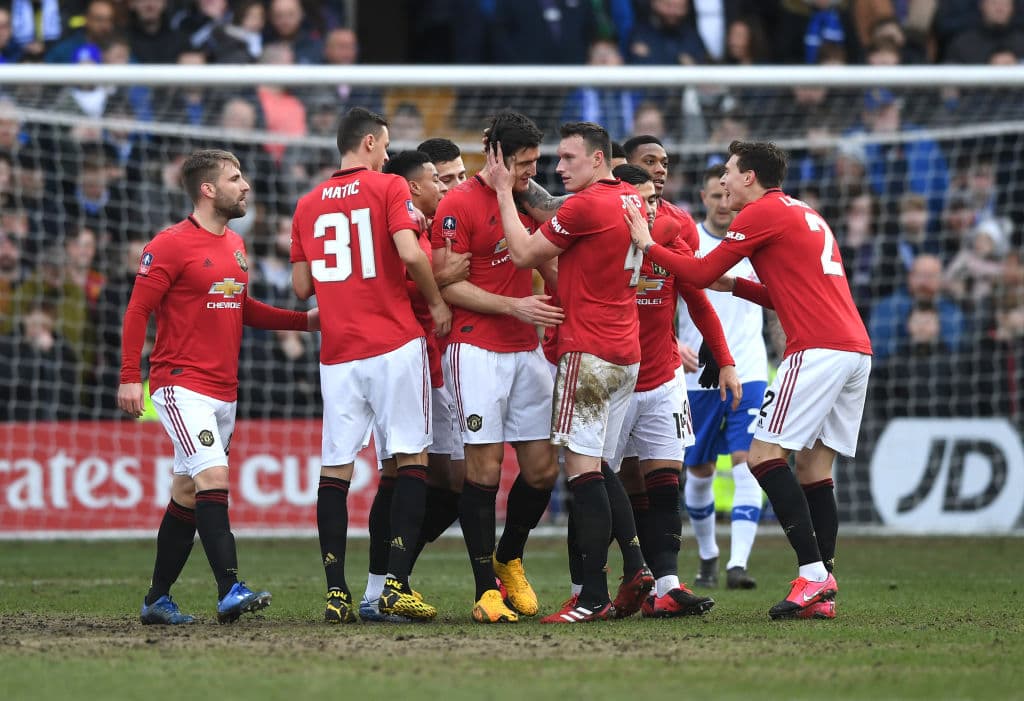 El Manchester United goleó el Tranmere Rovers 0-6, a domicilio.
