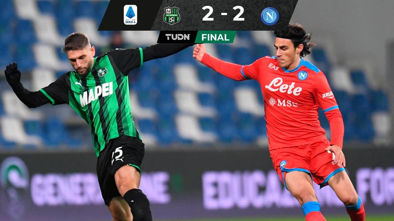 'Chucky' Lozano colabora en gol espectacular, pero Napoli empató