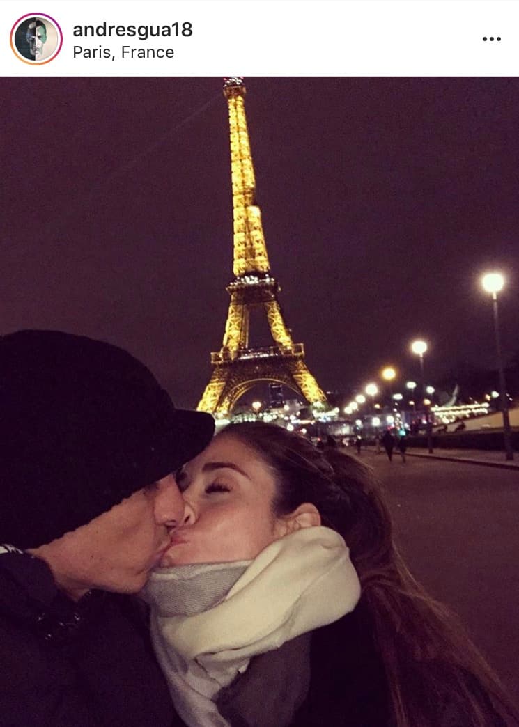 Andrés Guardado celebró la Nochebuena en París.