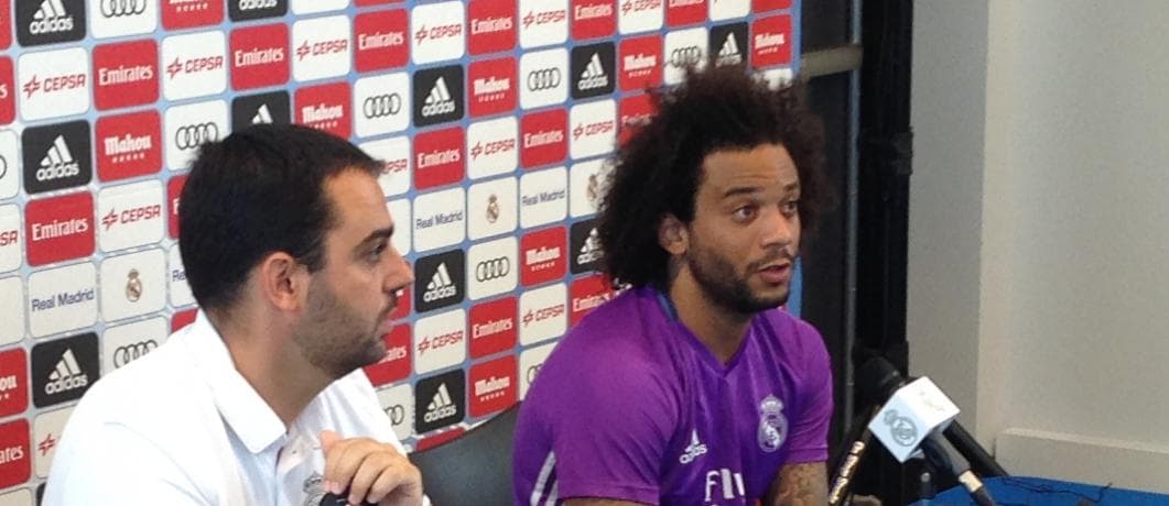 El lateral brasileño del Real Madrid se deshizo en elogios para Montreal.