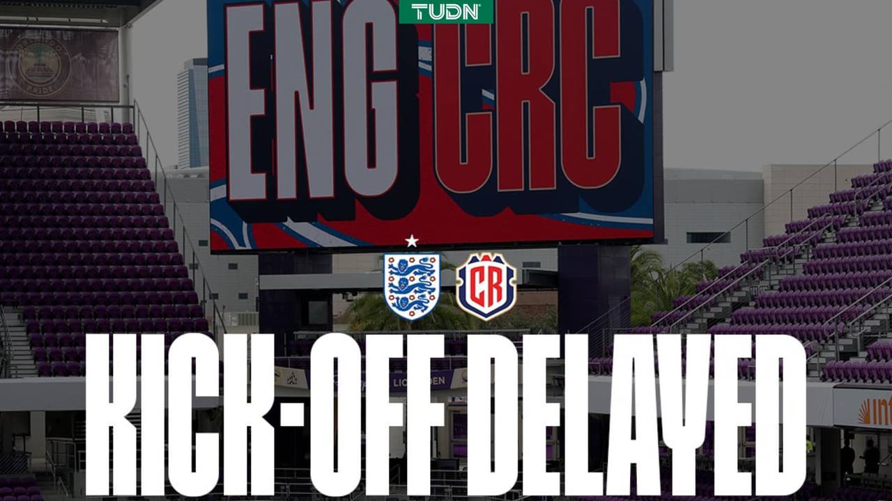 Inglaterra vs Costa Rica fue aplazado por fuerte tormenta en Orlando