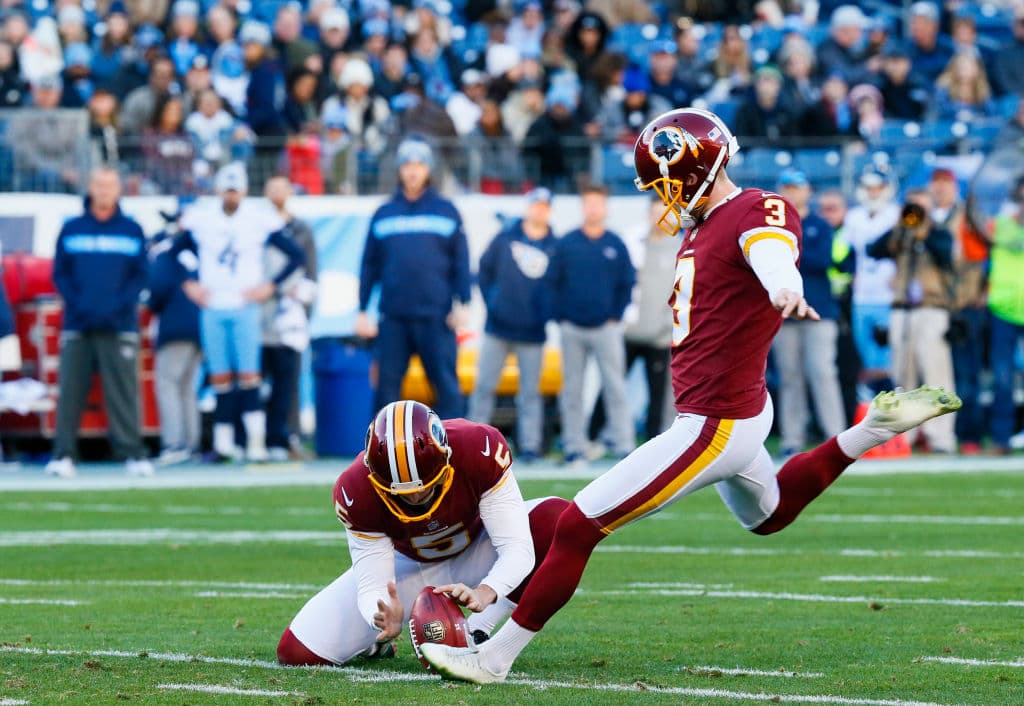 El mejor jugador ofensivo de los Redskins fue Dustin Hopkins (3) con tres goles de campo, de 50, 40 y 46 yardas respectivamente para la causa de su equipo.