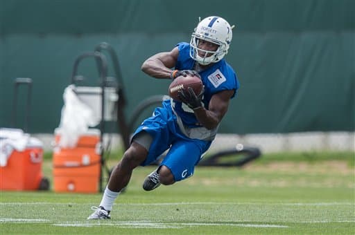 Mira las mejores tomas del WR novato de los Indianapolis Colts, Phillip Dorsett, durante su sesión de fotos y durante el campo de entrenamiento (AP-NFL).
