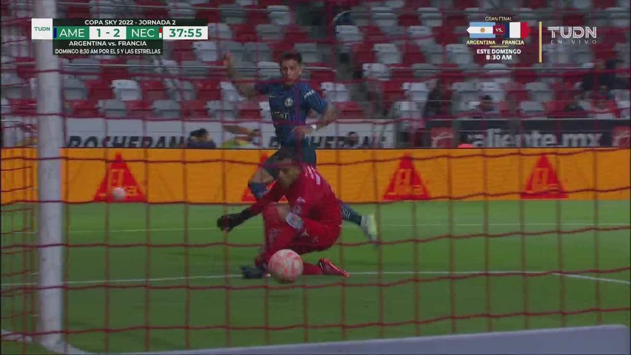 ¡Lluvia de goles! Rodríguez mete al América al juego con el 1-2