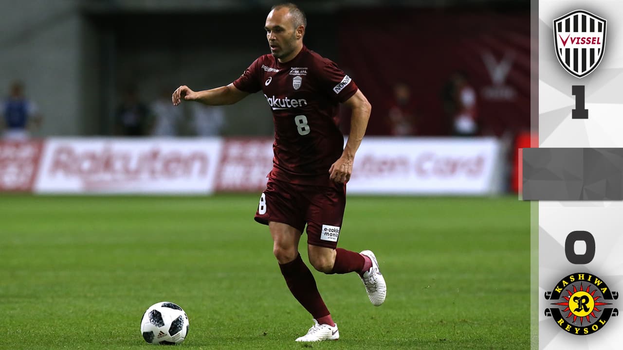 Iniesta brilla su primer partido como titular en el fútbol japonés