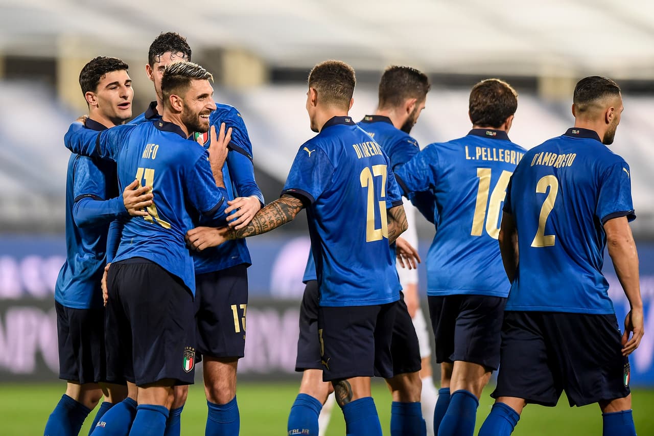 Italia 4-0 Estonia | Grifo (14’, 75’), Bernardeschi (27’) y Orsolini (86’) hicieron los de la goleada. Italia se medirá a Polonia y Estonia a Macedonia del Norte en la quinta fecha de la Nations League.
