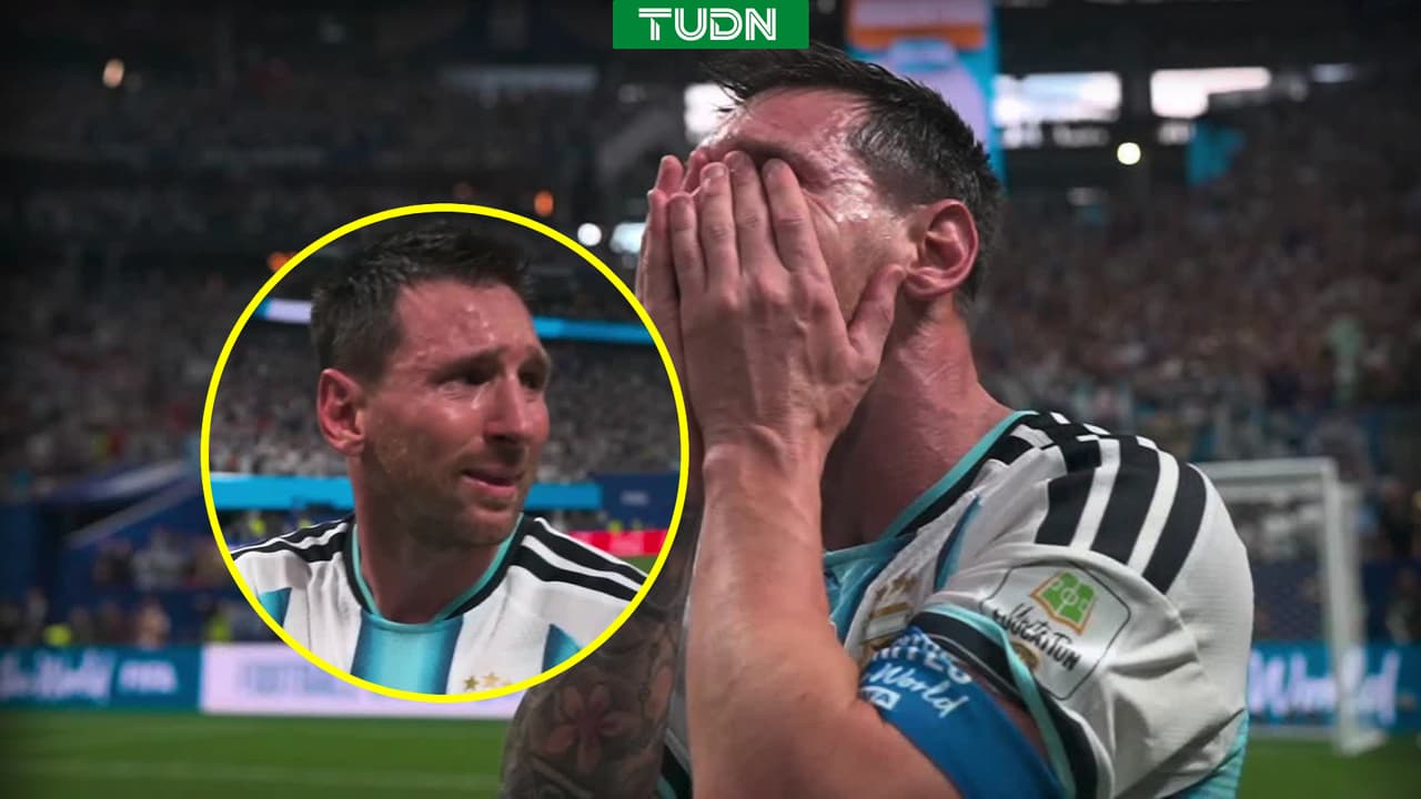 Messi rompe en llanto tras pase de Argentina a Cuartos de Final