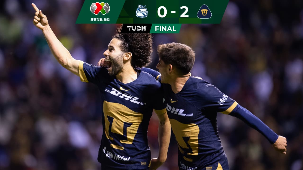 Con doblete del 'Chino' Huerta, Pumas sentencia al Puebla