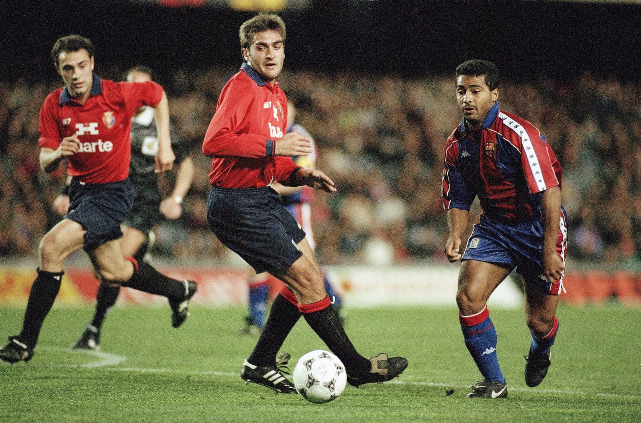 Romario fue otro de los que se estrenó con gol en el Barcelona. Lo hizo el 5 de septiembre de 1993 en el triuno por 3-0 ante la Real Sociedad.