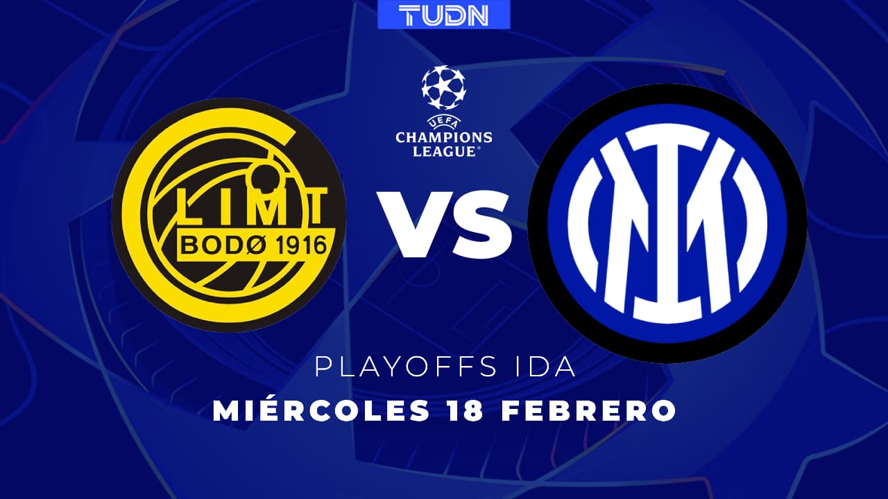 Dónde ver el partido Bodo/Glimt vs. Inter de los Playoffs Ida de la UEFA Champions League: horarios y canales